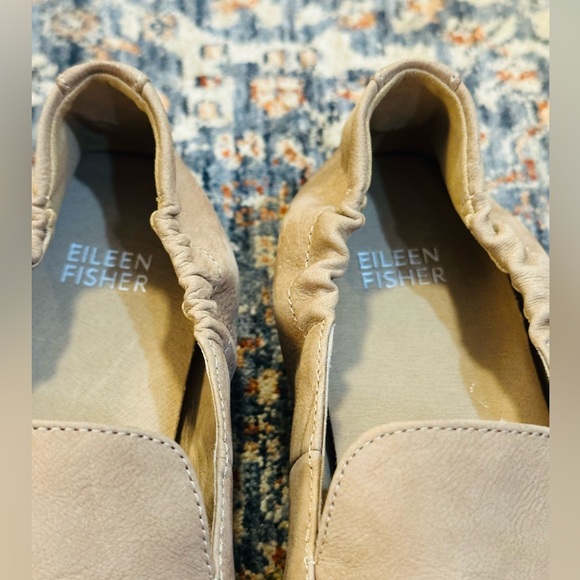Eileen Fisher Women’s Sim Tumbled Nubuck Loafer In Rye In Size 7 - Picture 14 of 14